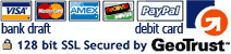 GeoTrust 128 bit SSL Secured